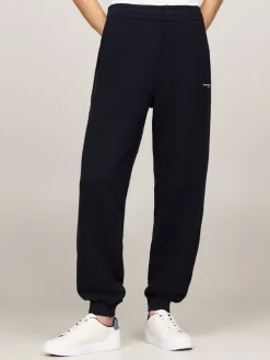 Tommy Hilfiger Naisten Housut, REG MINI CORP SWEATPANTS Tummansininen