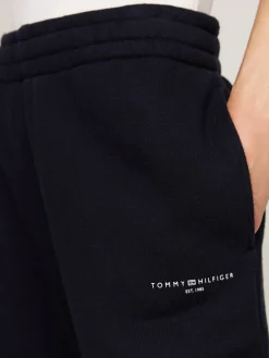 Tommy Hilfiger Naisten Housut, REG MINI CORP SWEATPANTS Tummansininen