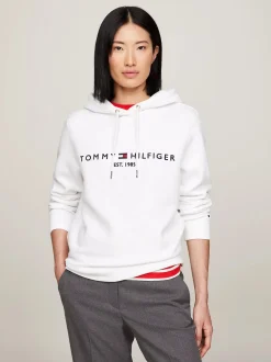Tommy Hilfiger naisten huppari, TH HERITAGE HILFIGER HOODIE LS Valkoinen