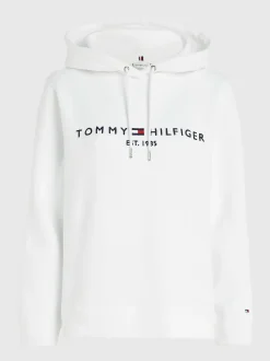 Tommy Hilfiger naisten huppari, TH HERITAGE HILFIGER HOODIE LS Valkoinen