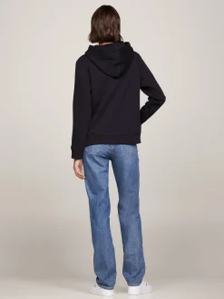 Tommy Hilfiger naisten huppari, TH HERITAGE HILFIGER HOODIE LS Tummansininen