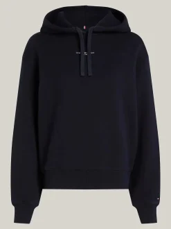 Tommy Hilfiger naisten huppari, MODERN REG MINI CORP HOODIE Tummansininen