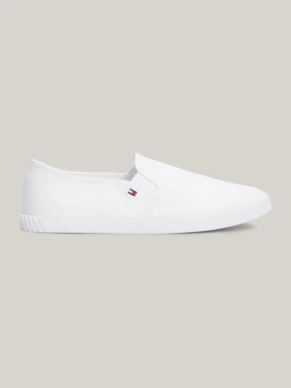 Tommy Hilfiger naisten kengät, CANVAS SLIP-ON SNEAKER Valkoinen