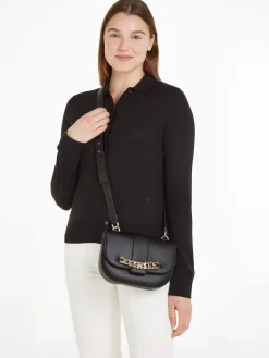 Tommy Hilfiger naisten laukku, TH LUXE CROSSOVER Musta