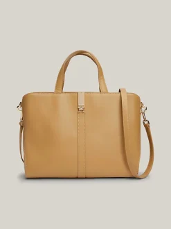 Tommy Hilfiger Naisten Laukku, TH HERITAGE SATCHEL Hiekka
