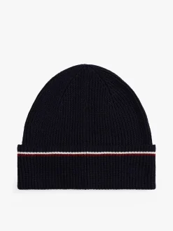 Tommy Hilfiger pipo TH RWB BEANIE, tummansininen