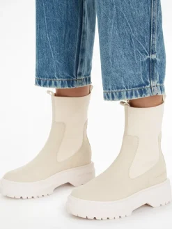Tommy Hilfiger saappaat, FEMININE SEASONAL UTILITY BOOT Vaalea Beige