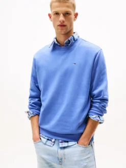 Tommy Jeans Miesten Collegepaita, REG S FLAG CREW Sininen