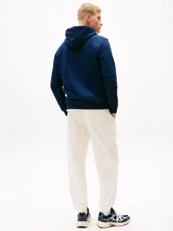 Tommy Jeans miesten huppari, TJM REG BADGE HOODIE EXT Tummansininen