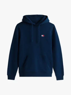 Tommy Jeans miesten huppari, TJM REG BADGE HOODIE EXT Tummansininen