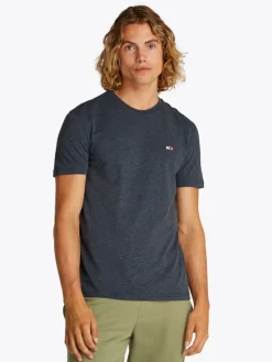Tommy Jeans Miesten T-paita, SLIM JASPE TEE Tummansininen