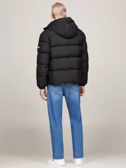 Tommy Jeans Miesten Untuvatakki, ESSENTIAL DOWN JACKET Musta