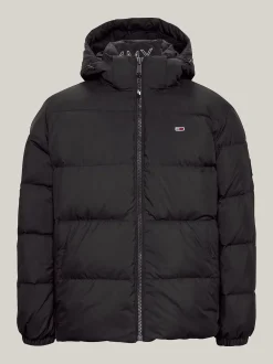 Tommy Jeans Miesten Untuvatakki, ESSENTIAL DOWN JACKET Musta