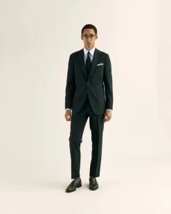 Turo puvuntakki Jonas Slim Fit Suit Jacket Vitale, tummanvihreä