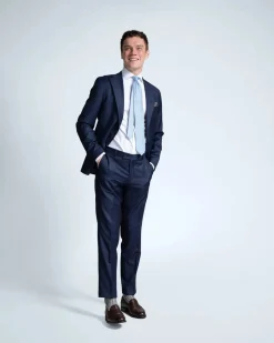 Turo Tailor miesten puku, BILBAO-HOUSTON Sininen