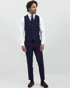 Turo Tailor miesten pukuliivi, LEEDS Sininen