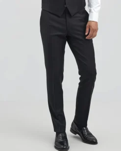 Turo Tailor miesten puvunhousut, HOUSTON Musta