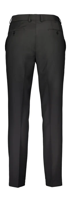 Turo Tailor, Miesten Puvunhousut, Elmer 3280, Slim Fit Housu Musta