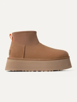 UGG naisten kengät, W CLASSIC MINI DIPPER Kaakaonruskea