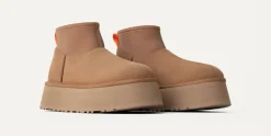 UGG naisten kengät, W CLASSIC MINI DIPPER Kaakaonruskea