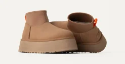 UGG naisten kengät, W CLASSIC MINI DIPPER Kaakaonruskea