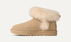 UGG naisten kengät W CLASSIC ULTRA MINI CHALET, hiekka