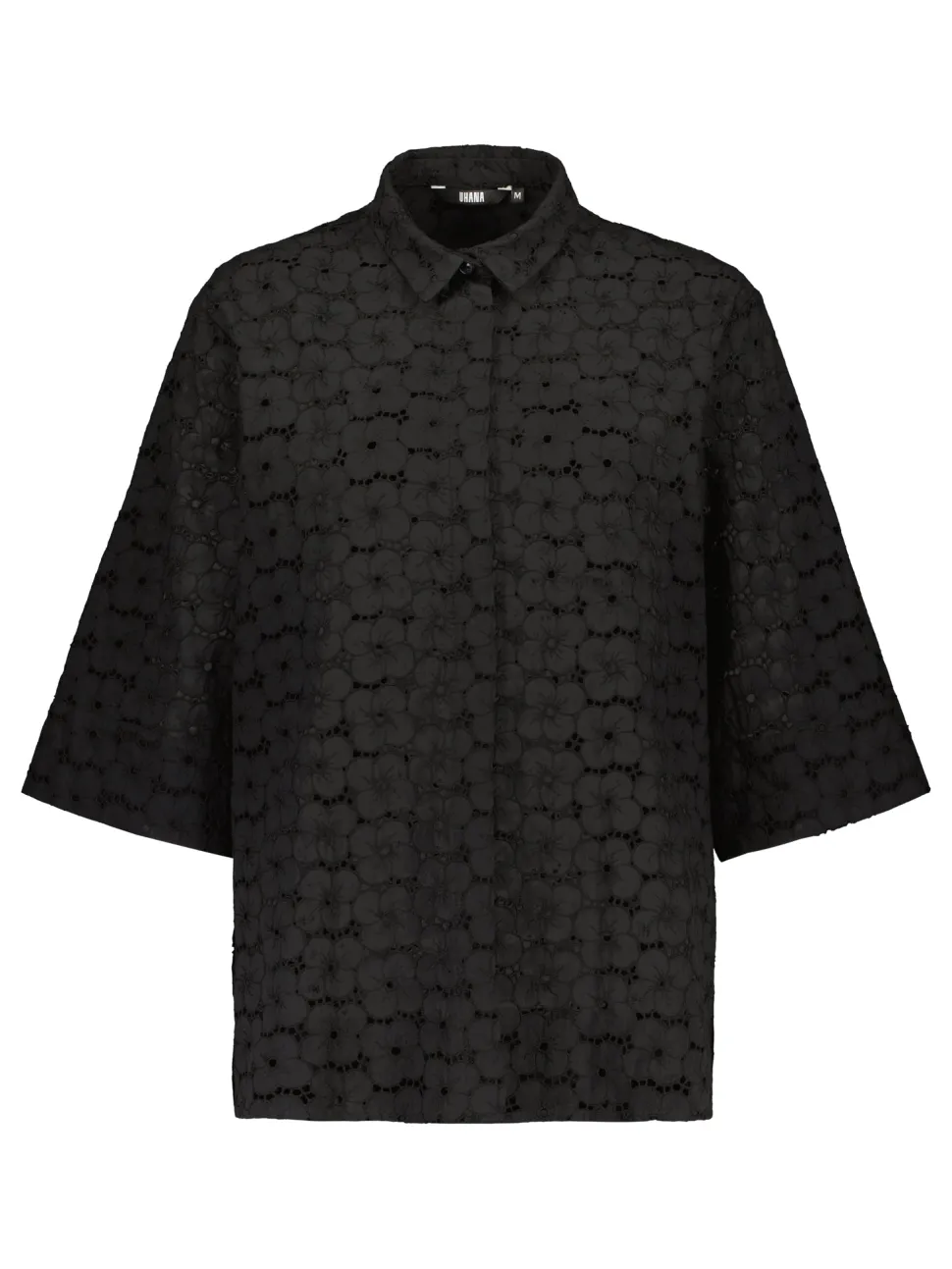 Uhana kauluspaita, FRESH AIR SHIRT Musta