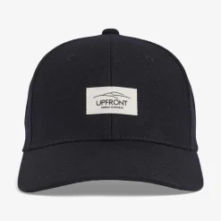 Upfront Miesten Lippis HAAKON HARD LOW BASEBALL CAP, Musta