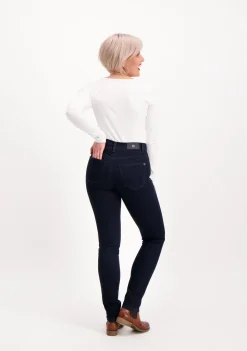 Very Nice Naisten Farkut, Suzie 8411 Slim Fit Tummansininen