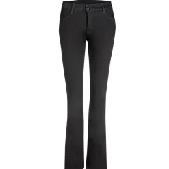 Very Nice Naisten Farkut, Emily 9731 Straight Fit Musta