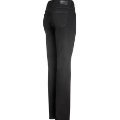 Very Nice Naisten Farkut, Emily 9731 Straight Fit Musta