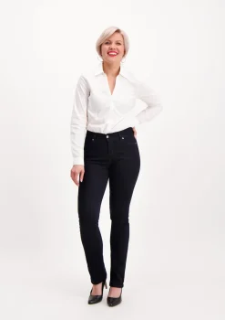 Very Nice Naisten Farkut, Emily 8411 Straight Fit Indigo