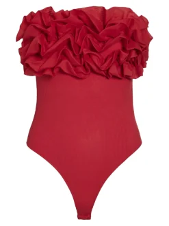 Vila naisten body, VITOVE S/L BODYSTOCKING Red