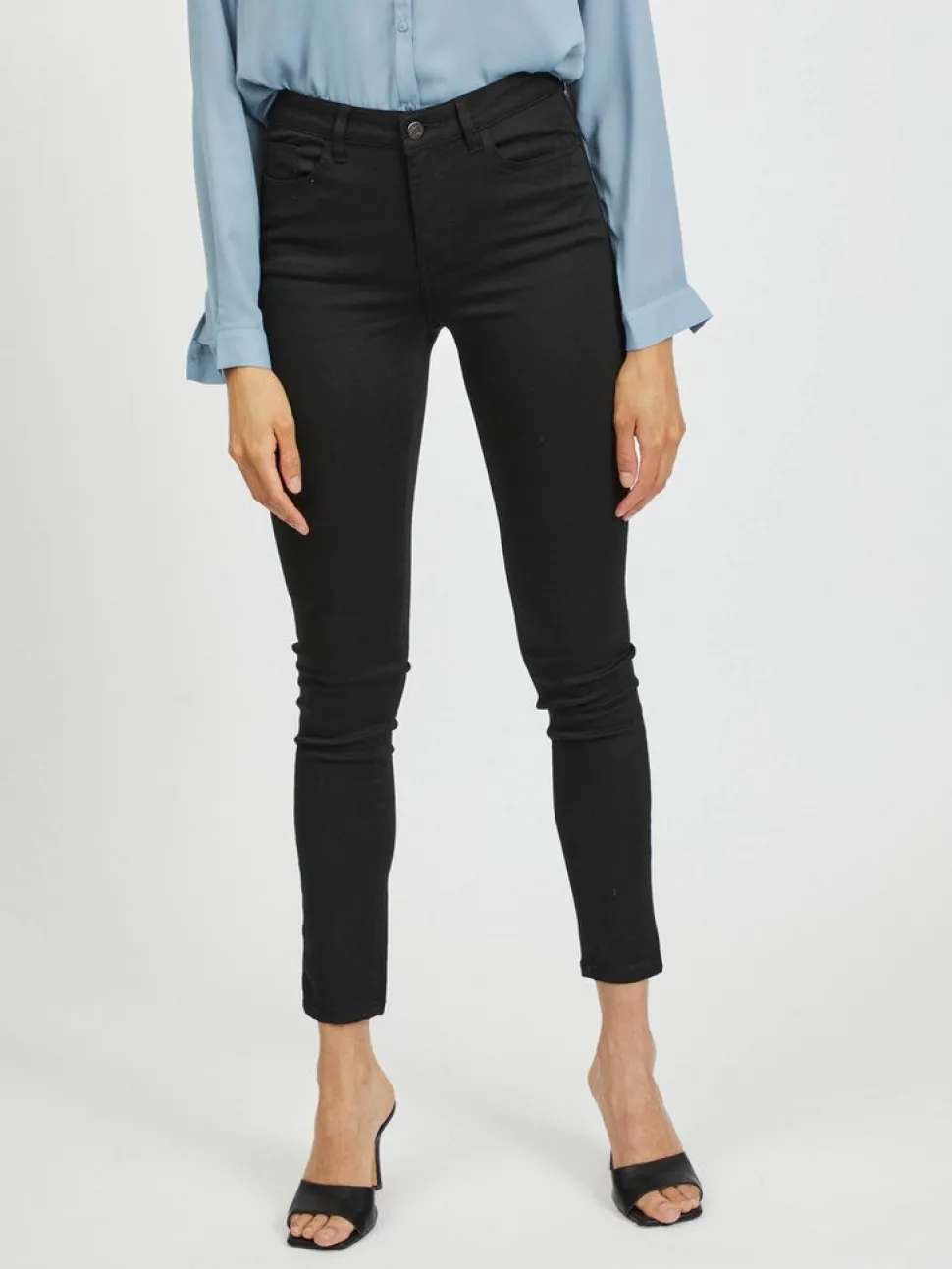 Vila Naisten Farkut, Stay Rwsk Jeans Musta