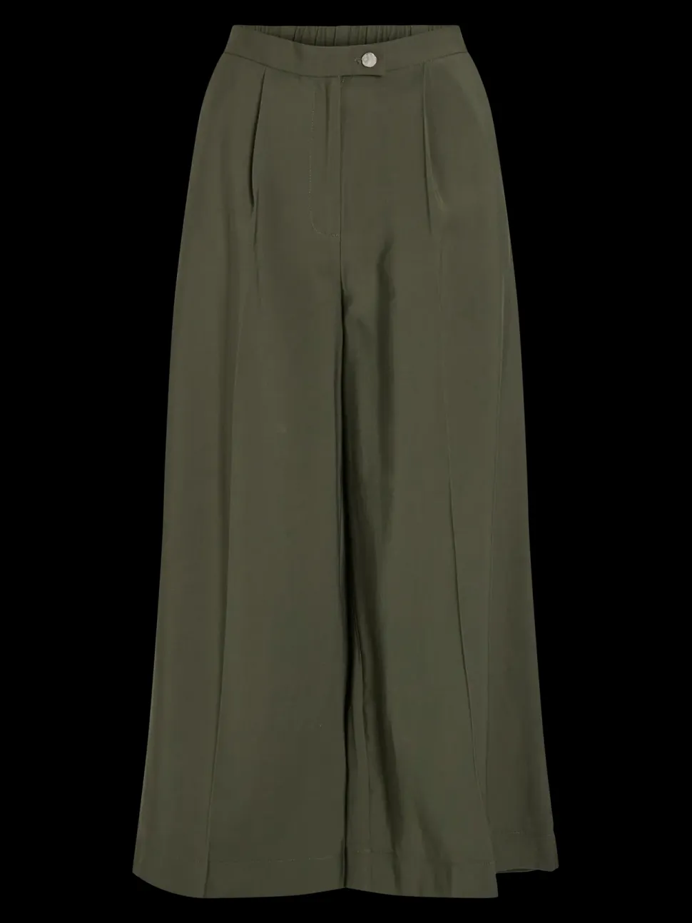 Vila naisten housut, VIMARLEE HW WIDE CULOTTE PANTS Deep Depths