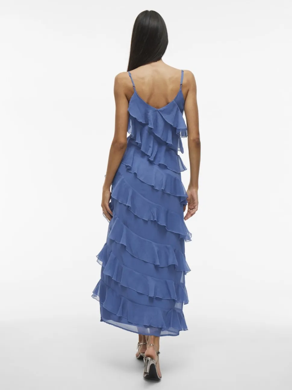 Vila naisten mekko, VILUNA STRAP DRESS Bijou Blue