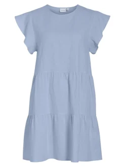Vila naisten mekko, VISUMMER LIN C/S DRESS Kentucky Blue