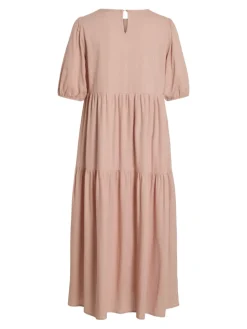 Vila naisten mekko, VISUMMER LIN 2/4 MIDI DRESS Pale Mauve