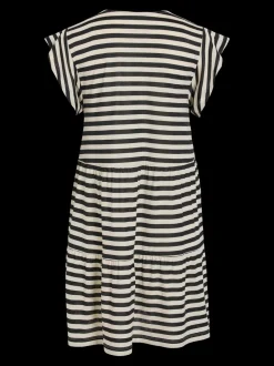 Vila Naisten Mekko, VISUMMER SS STRIPLE DRESS Raidallinen Musta