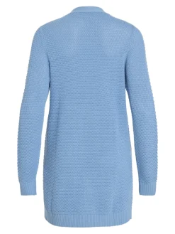 Vila naisten neuletakki, VIDALO L/S KNIT CARDIGAN- Blissful Blue