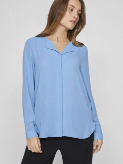 Vila naisten paita Vilucy LS Shirt, sininen
