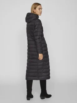 Vila Naisten Pitkä Untuvatakki VIMANYA LONG DOWN JACKET NOOS Musta