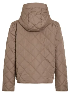 Vila naisten takki, VIQUILA LS HOOD JACKET SHORT JACKET Fossil