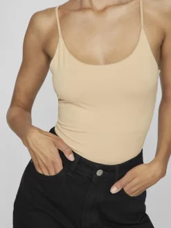 Vila naisten toppi Vikenza Singlet, Cuban Sand