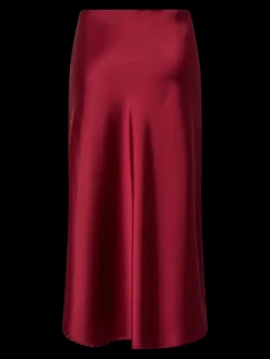 Y.A.S hame, YASPELLA HW MIDI SKIRT Tibetan Red