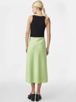 Y.A.S hame, YASPELLA HW MIDI SKIRT Mintunvihreä