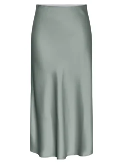 Y.A.S hame, YASPELLA HW MIDI SKIRT Vaaleanvihreä