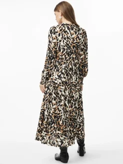 Y.A.S mekko, YASALIRA LS LONG DRESS S Beige Kuosi