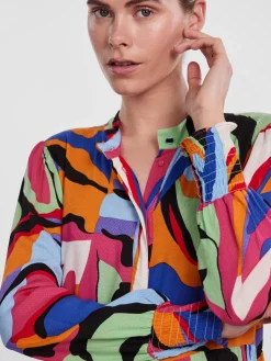 Y.A.S mekko, YASALIRA LS LONG DRESS S Monivärinen Kuosi