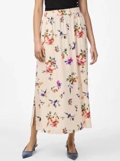 Y.A.S naisten hame, YASASINA HW ANKLE SKIRT Monivärinen Kuosi